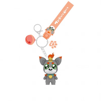 寻宝记周边大中华寻宝记神兽pvc3d钥匙扣挂件动漫周边顶呱呱红通通pvc