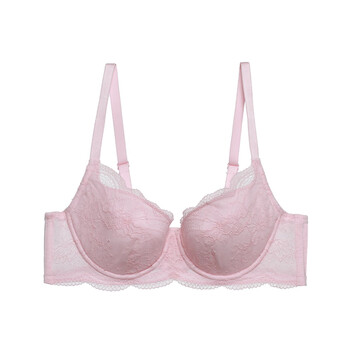 爱慕文胸内衣女士薄款全罩杯聚拢胸罩盈美大显小44无纺布大罩杯am1
