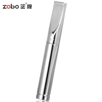 正牌ZOBO清洗型粗中细烟三用微孔过滤烟嘴ZB-379银色