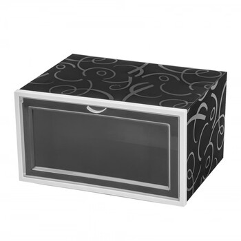 乔朝朗2022鞋盒侧开门鞋收纳盒大量批发透明鞋盒亚克力翻盖鞋柜收纳盒