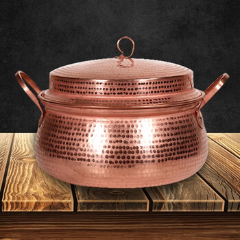 手工加厚铜锣锅 云南铜汤锅熬阿胶膏专用罗锅铜鱼锅 洋芋焖饭吊锅