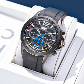 漫威(marvel)多功能石英手表男防水日历多功能联名腕表初高中学生国表