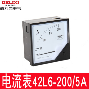德力西电气（DELIXI ELECTRIC）德力西42L6电流表150A 200A 300A400A 600A指针式 电压表450V 200A/5