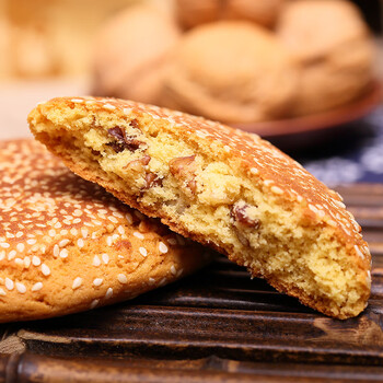 荣欣堂香酥核桃饼1680g山西特产传统美食糕点零食点心香酥核桃饼1680g