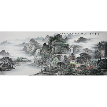升价拍 带合影 画家 段