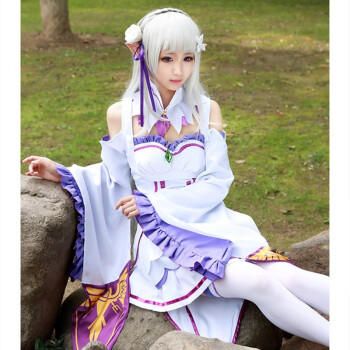 赫搏21 Re从零开始的异世界生活莉亚cosplay服装动漫女全套 高端款 艾米莉亚服装套装xl 173 177 Cm 图片价格品牌报价 京东