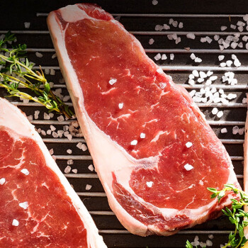 艾克拜尔   西冷眼肉牛排牛肉生鲜 整切儿童牛排进口肉源1kg装6-8片装 整切西冷牛排1kg【6-8片】