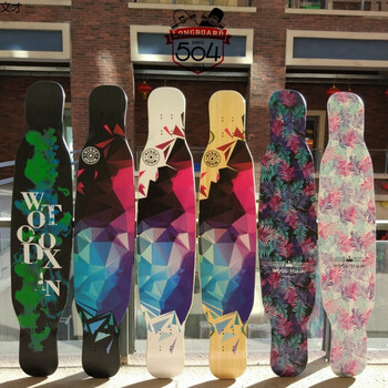 木毒长板女生dancing跳舞刷街成人代步公路板504长板 zb桥504轮整板