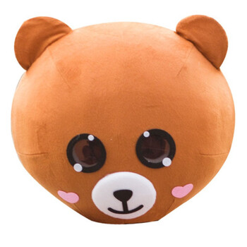 熊本熊套装卡通透气行走成人表演玩偶服单独头套48cm直径头165175cm