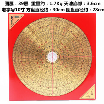 羅盤綜合三元三合風水盤高精度銅面風水專業隨身攜帶看地盤羅經指南針