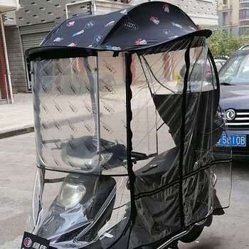 worms电动三轮车棚三轮车雨棚电动车雨棚篷电瓶车车棚摩托车三轮车档