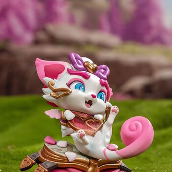 霜魄猪妹手办头像lol手办情人节限定觅心猫猫悠米套装限量手 全新未