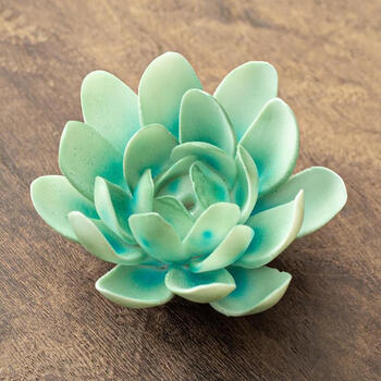 变色莲花茶宠汝窑变色陶瓷荷花莲花茶宠摆件精品个性香插可养创意变色喷水oemg 变色莲花蓝 图片价格品牌报价 京东