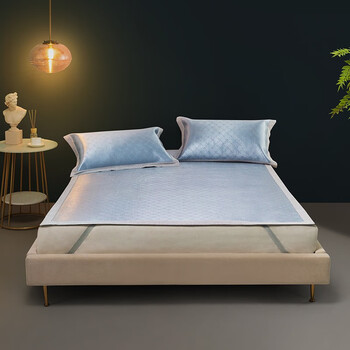 罗莱冰藤席 蓝色-条席 1.8米床(180x200cm)