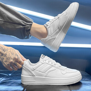 淘菲象潮小七小白鞋男鞋2023秋季板鞋男士休闲鞋学生厚底白色42