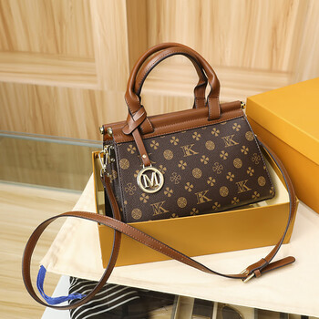 香港真皮小mk托特包女包包22新款潮秋冬小众大容量通勤包单肩大包送