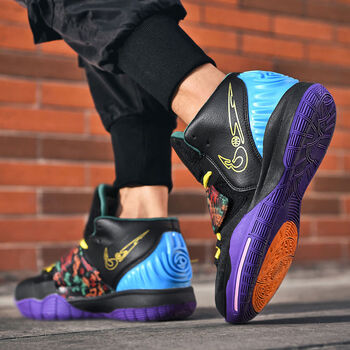 hkxn威少3代实战高帮篮球鞋男耐磨防滑透气运动有响声 中国年 39