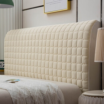 大笨牛全包床头套罩软包简约现代防尘乳胶万能床头罩木床靠背套2023