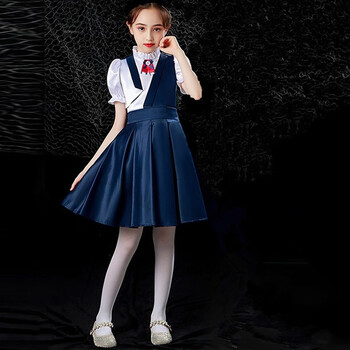 venuel)儿童合唱服中小学生表演服演讲比赛诗歌朗诵演出服主持人服装