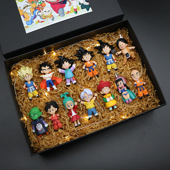 悠简森活七龙珠手办孙悟空赛亚公仔全套创意生日礼物动漫模型摆件儿童