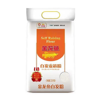 自发粉麦芯粉小麦面粉白面粉包子馒头通用粉家庭实惠装25kg金龙鱼自发