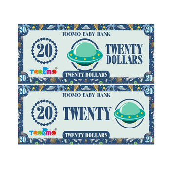 学习币玩具纸币儿童游戏纸币钱币奖励币幼儿园早教奖励贴纸游戏钱迷你