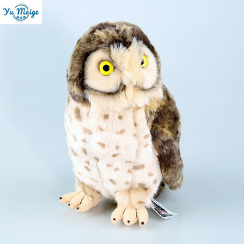 新款猫头鹰布偶毛绒玩偶仿真猫头鹰玩具公仔小可爱呆萌造型儿童节日