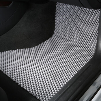 亿韬(yitao)防水耐磨汽车脚垫天然橡胶脚垫无味乳胶防滑地垫专车专用