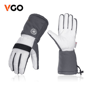 Vgo 零下20度适用滑雪手套男冬季滑雪户外运动羊皮防水加厚保暖ga8435fw 石像灰s 掌围21 4 22 1 中指7 8 8 图片价格品牌报价 京东
