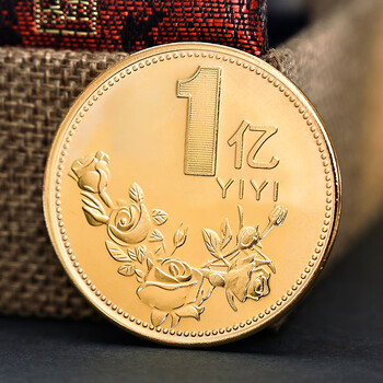 好沐音(haomuyin)一亿元硬币 内有巨款沙雕礼物六一个亿元硬币小目标