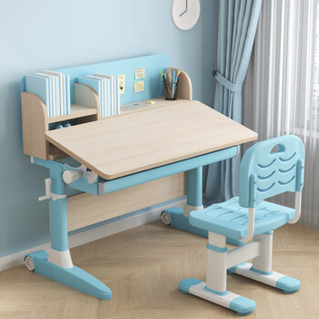 2022新款学习桌儿童书桌多功能女孩小孩家用课桌小学生可升降写字桌椅