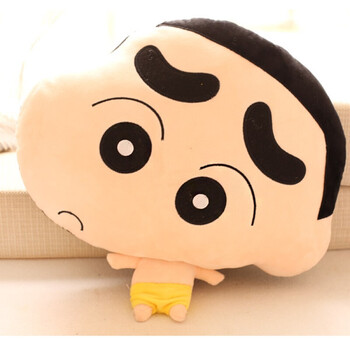 可爱有大象的蜡笔小毛绒玩具公仔抱枕靠垫 男孩玩偶布娃娃礼物 委屈