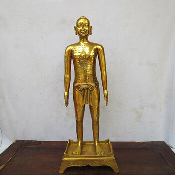 顺通礼坊礼品 针灸穴位模型经络人体模型小铜人男女模特中医教学针灸