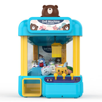 迪士尼disney国潮抓娃娃机家用儿童小型迷你夹公仔投币游戏玩具礼品