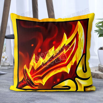 云顶之弈光明装备抱枕金铲铲之战游戏周光明羊刀60x60cm特大号含枕芯