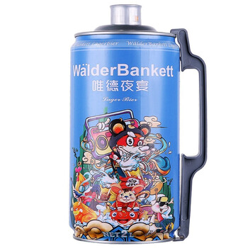 唯德夜宴德国风味拉格黄啤酒装唯德夜宴拉格2l1瓶