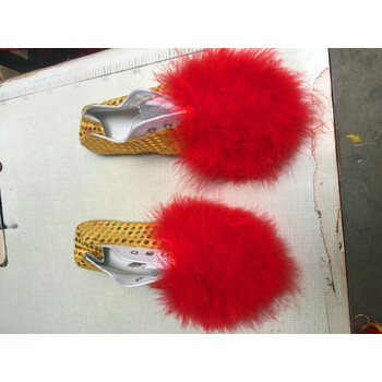 惠贤鹿南狮鞋舞狮鞋仿羊毛醒狮鞋男女儿童舞狮鞋子舞狮鞋子南狮鞋子