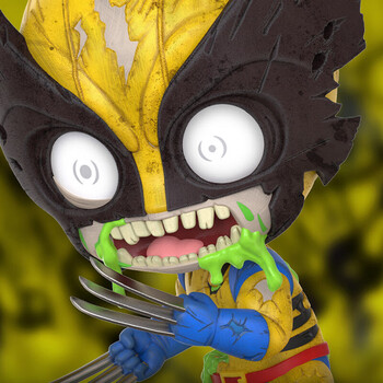 hottoys漫威丧尸cosbaby迷你珍藏人偶金刚狼cosb824