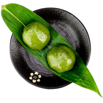 苏州昆山青团子12只装清明手工浆麦草汁制作时令特产豆沙红枣芝麻混搭