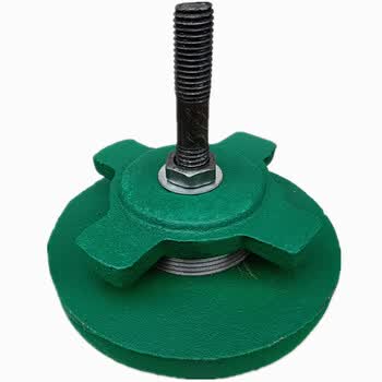 s78机床垫铁重型设备数控水平调整防震垫脚圆形可调车床减震垫铁 Φ