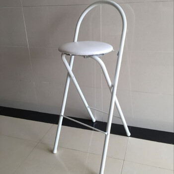 高脚凳子60厘米吧凳折叠椅子便携家用钓鱼凳简约现代吧台凳靠背吧椅
