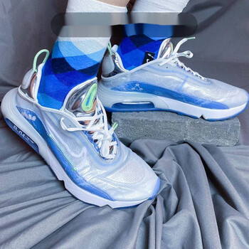 max 2090气垫缓震冰蓝男款低帮运动跑步鞋 男鞋运动鞋男秋冬鞋子休闲