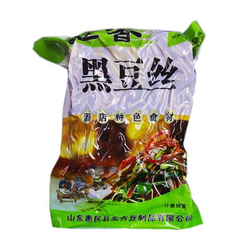 山东滨州特产黑豆腐丝香辣黑豆皮五香黑豆丝豆腐丝lj33 黑豆腐丝500g