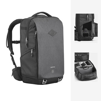 迪卡侬(decathlon)双肩包摄影包户外登山运动徒步骑行背包电脑包拍摄