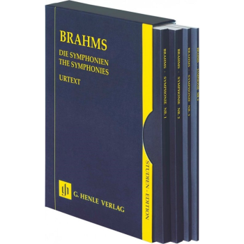 勃拉姆斯第一至四交响曲全集 4本套装 管弦乐小总谱BrahmsTheSymphoniesHN9890
