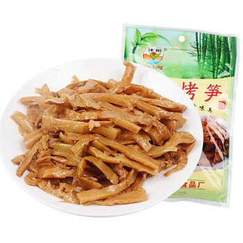 宁波奉化特产烤竹笋酱油烤笋雷笋即食下饭小菜咸菜 沐阳袋装油焖烤笋