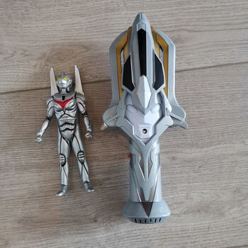 软胶人偶银河火花变脸召唤器艾克斯超人变身器儿童玩具 诺亚 火花