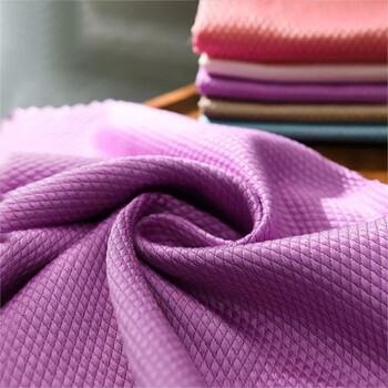 擦玻璃专用鱼鳞抹布不留痕清洁布厨房去油无痕吸水洗碗巾聚酯纤维 5