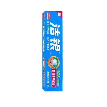 洁银老牌牙膏清火抑血防蛀感护牙龈牙黄牙口气超值家庭套装洁银牙膏