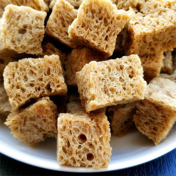 面筋丁烤麸丁河南特产凉皮凉菜专用素食火锅配料南北特产脱水干货1斤